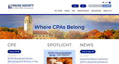 Desktop Screenshot of idcpa.org